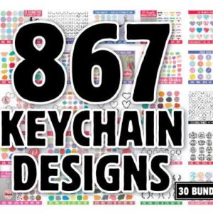 Keychain Svg Big Bundle